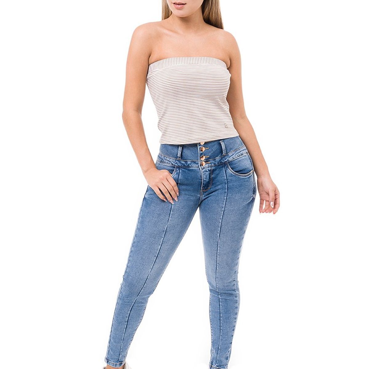 SQUEEZE - Strapless Jersey Full Lycra Mujer Tianay-S Squeeze