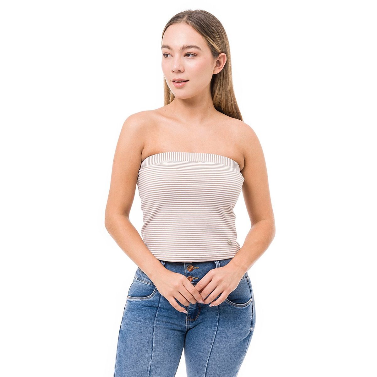 SQUEEZE - Strapless Jersey Full Lycra Mujer Tianay-S Squeeze