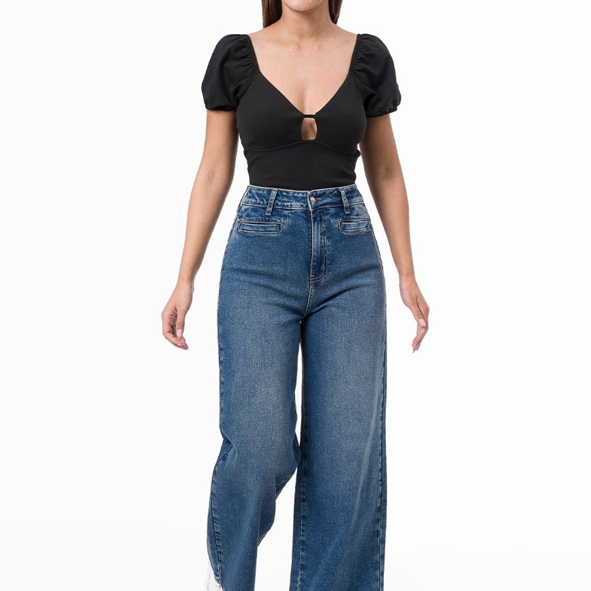 GOCCOS - Polo Moda Rib Lycrado Mujer Arita Goccos