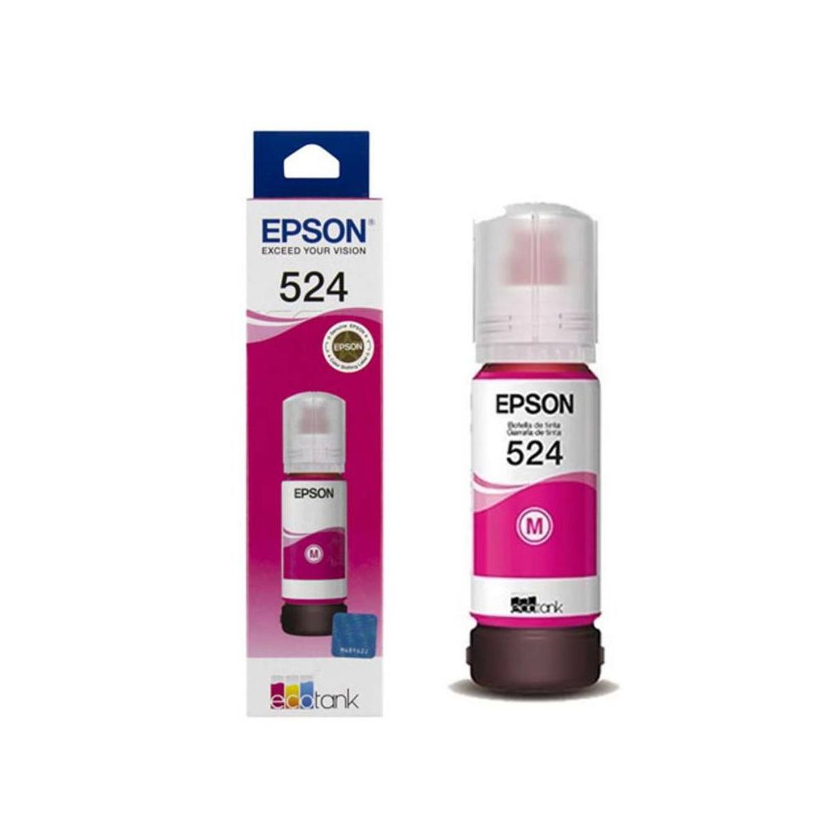 EPSON - Tinta Epson 524 ROJO MAGENTA  T524 T524220 L15150 L15160 70ML