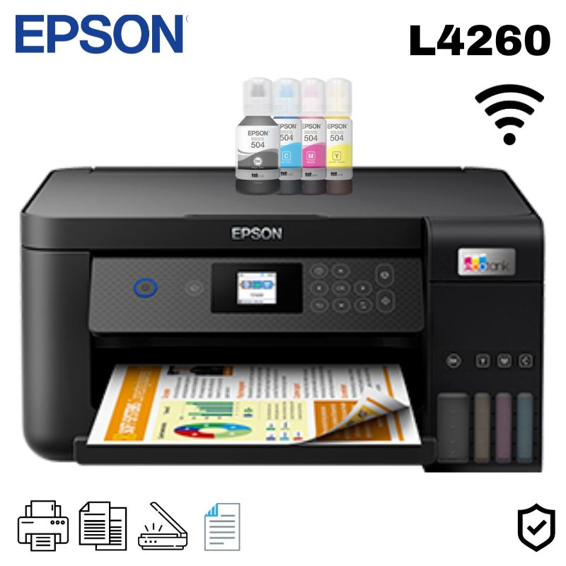 EPSON - Impresora Multifuncional Epson EcoTank L4260 Wifi Duplex