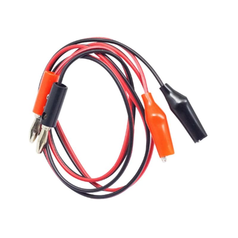 GENERICO - Cable Cocodrilo a Plug Banana para Fuente de Alimentación W12