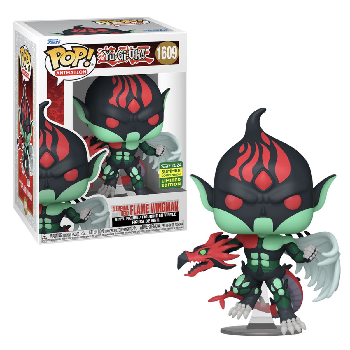 FUNKO - Elemental Hero Flame Wingman Funko Pop 1609 Yu Gi Oh
