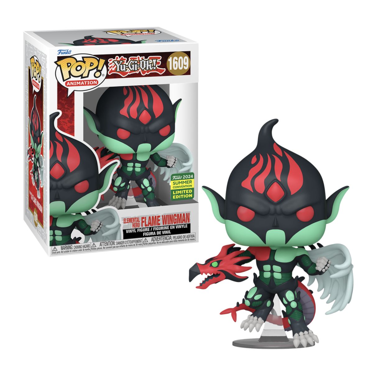 FUNKO - Elemental Hero Flame Wingman Funko Pop 1609 Yu Gi Oh