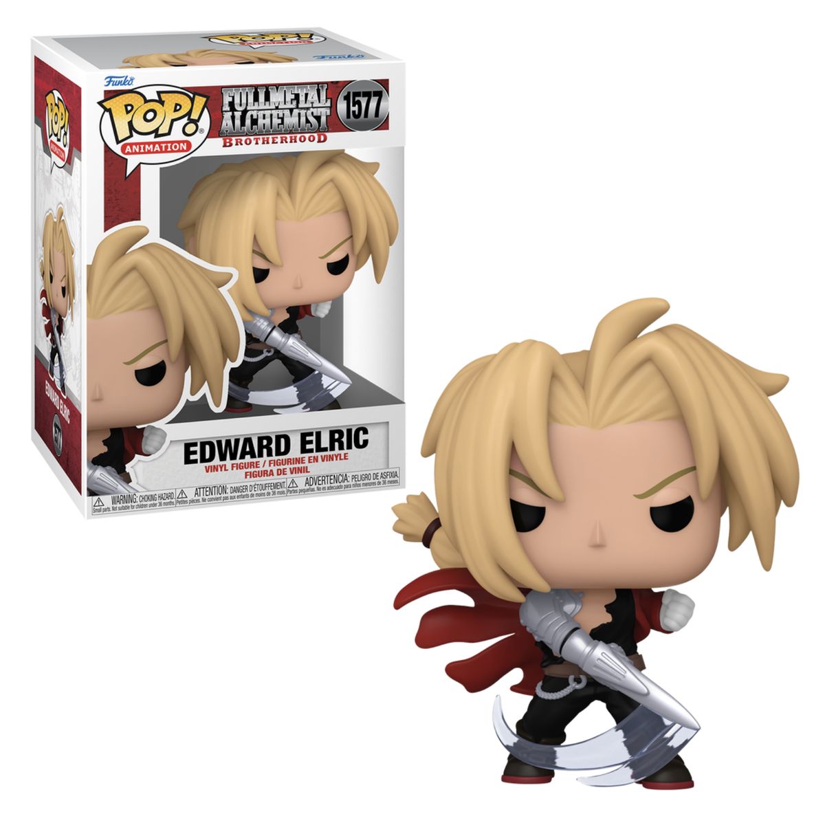 FUNKO - Edward Elric Funko Pop 1577 Fullmetal Alchemist Brotherhoo