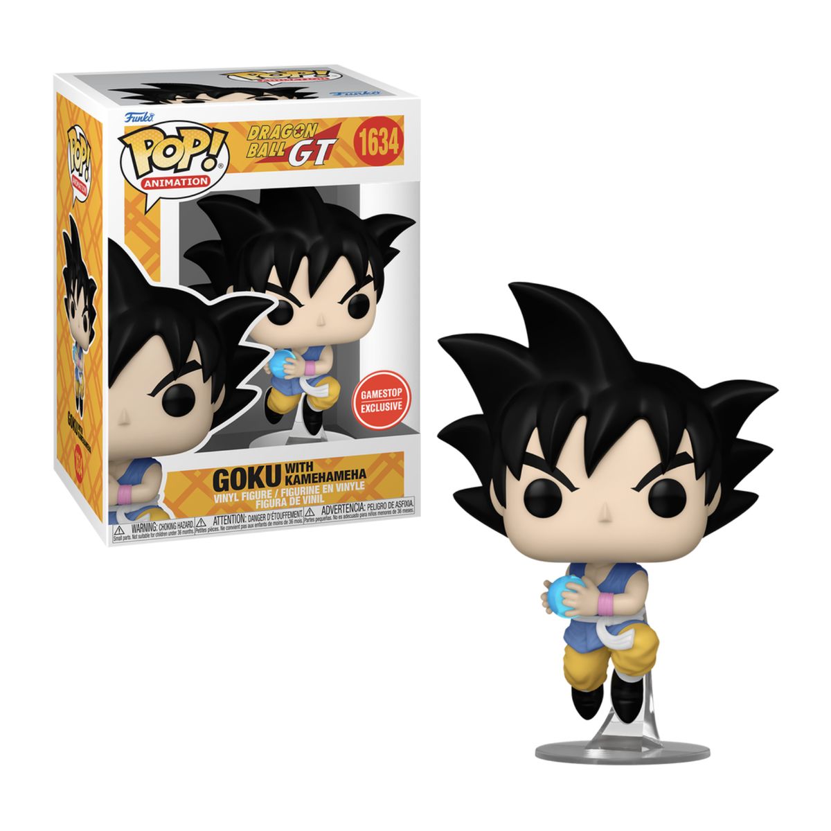 FUNKO - Goku Kamehameha Funko Pop 1634 Dragon Ball GT Exclusivo