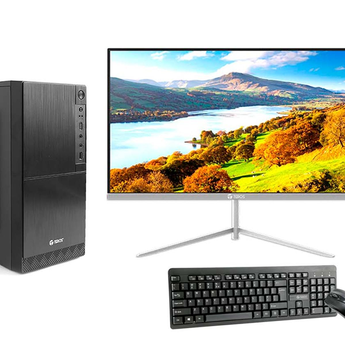 TEROS - Computadora Core i3 de 34ghz Monitor 22 FullHD  4GB SSD 512GB