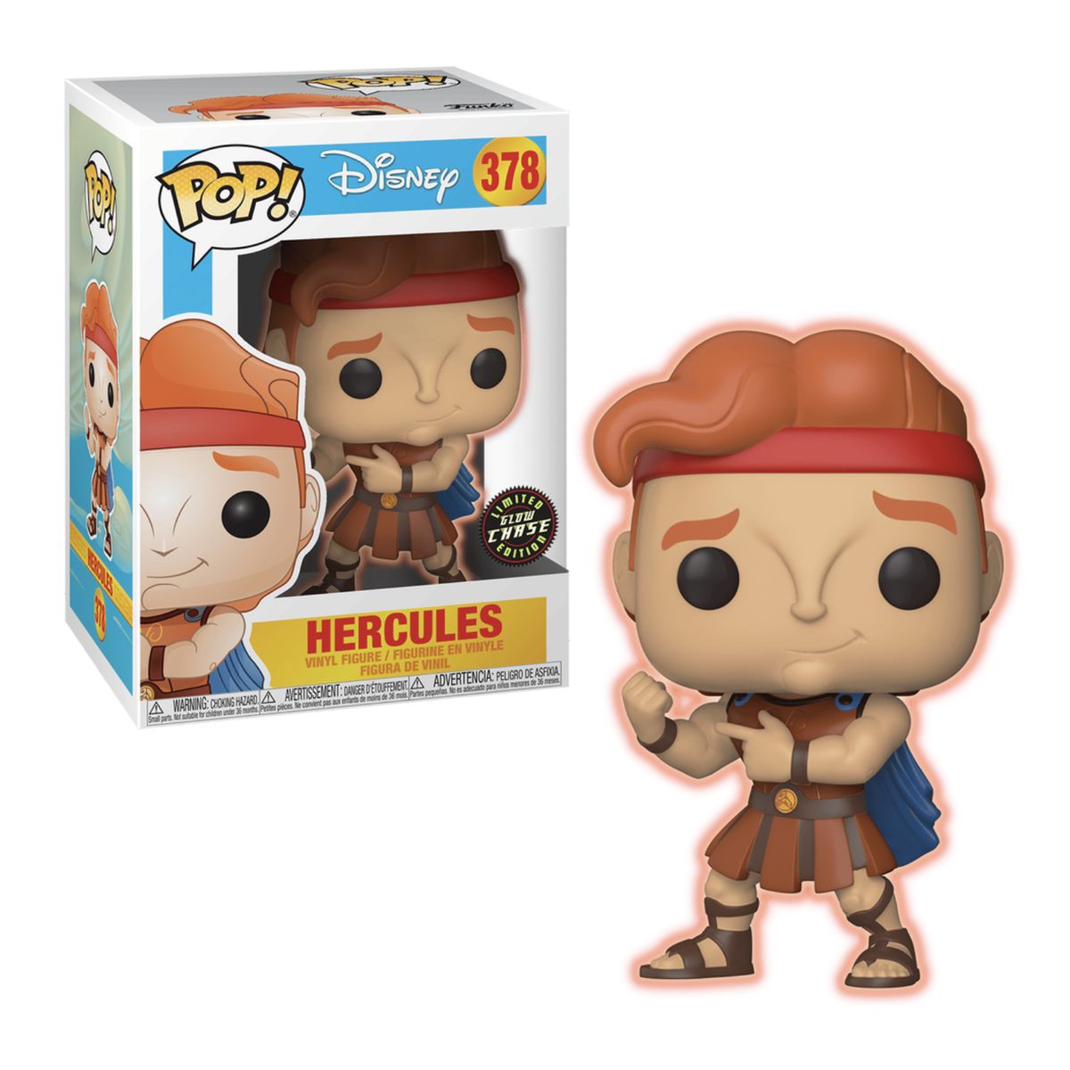 FUNKO - Hercules Chase Funko Pop 378 Glow in the Dark Disney
