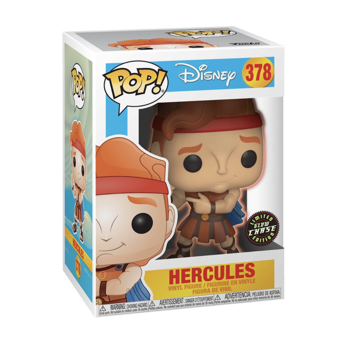 FUNKO - Hercules Chase Funko Pop 378 Glow in the Dark Disney