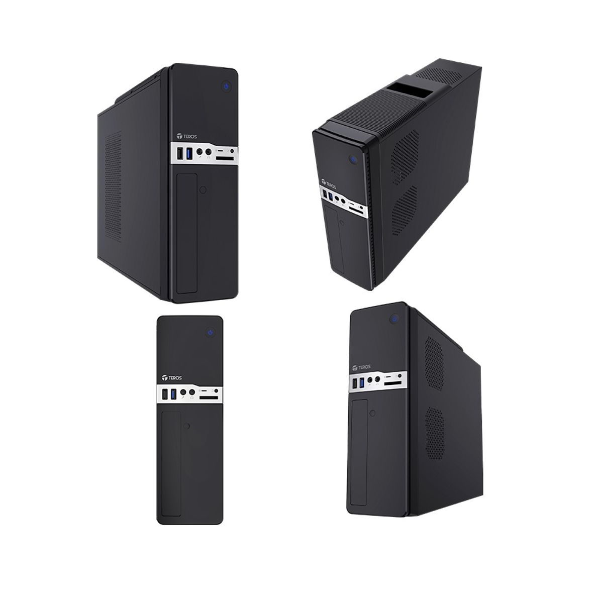 TEROS - Case Teros TE1032S Micro Tower 250W USB 2.0 USB 3.0 Audio HD