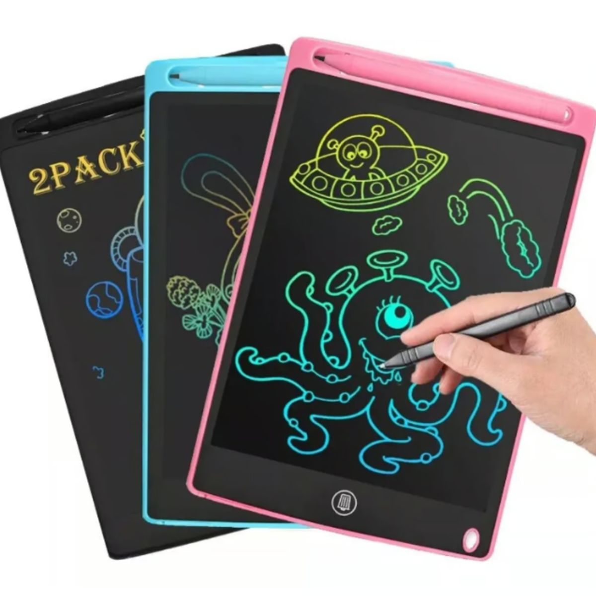 GENERICO - Tablet Pizarra Mágica Anotador Dibuja LCD de 16 Pulgadas