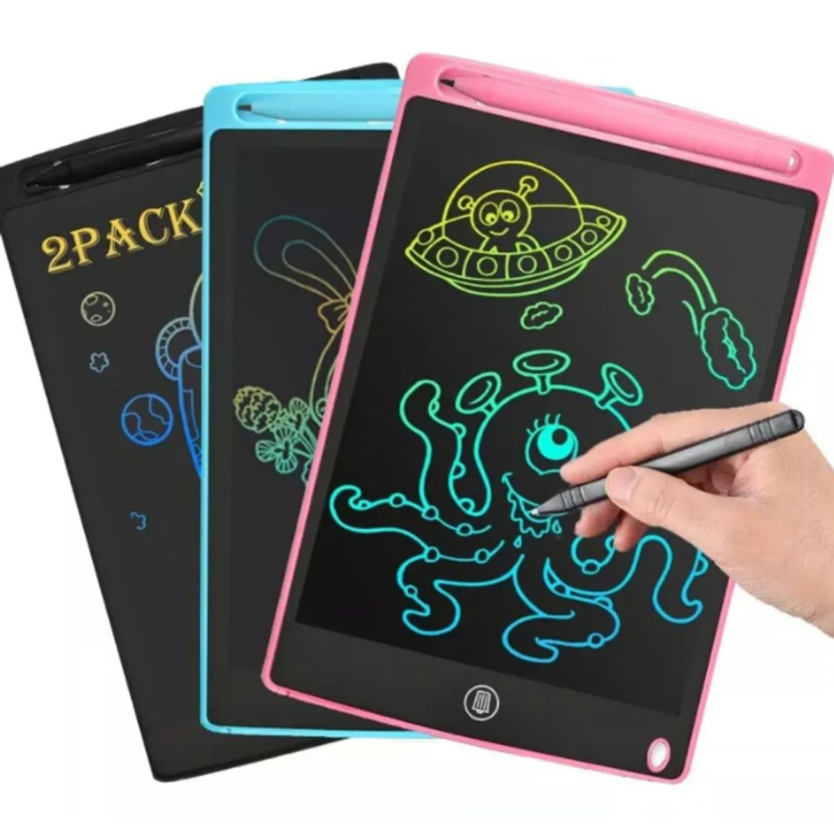 GENERICO - Tablet Pizarra Mágica Anotador Dibuja LCD de 16 Pulgadas