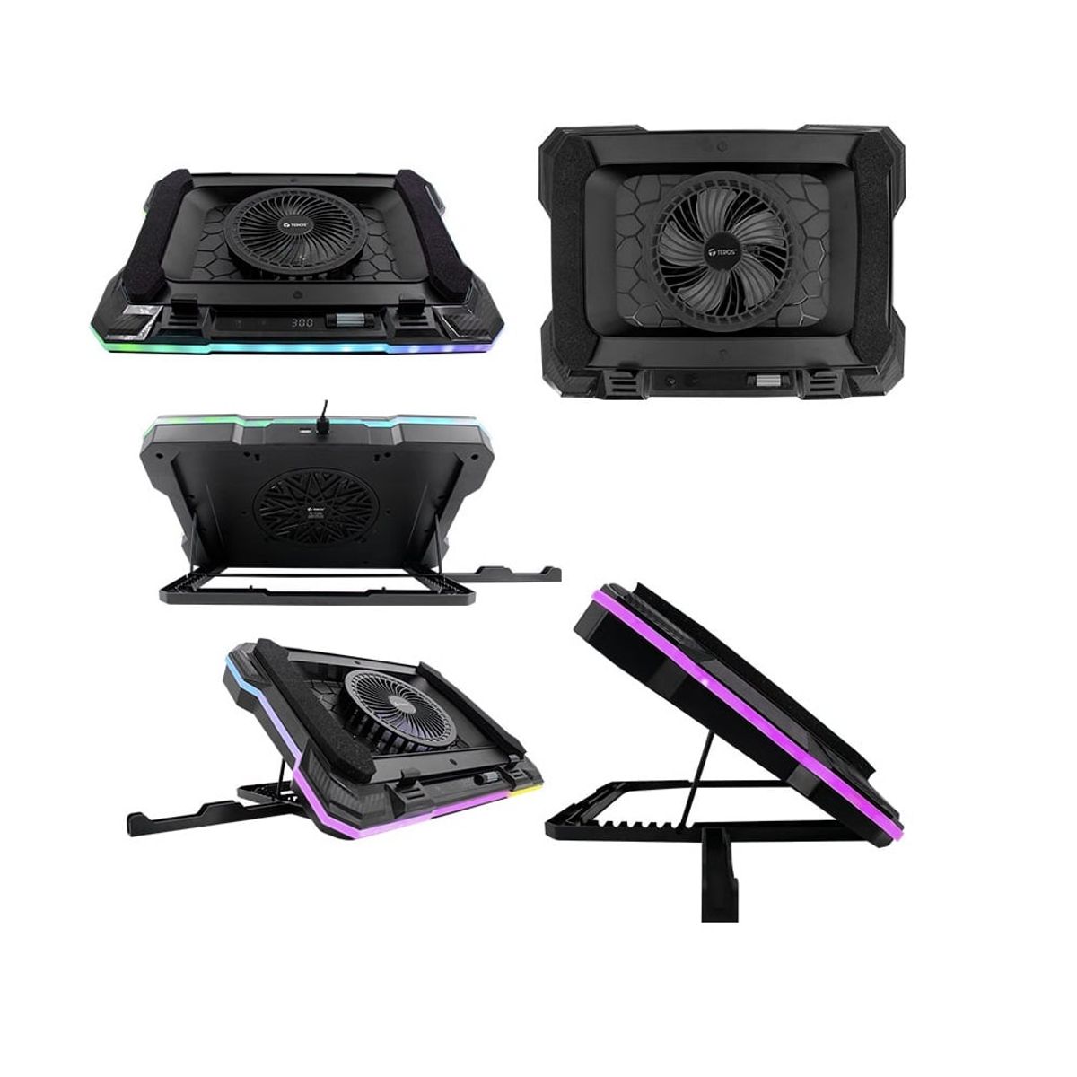 TEROS - COOLER TEROS RGB PARA NB TE7133N  TE-7133N DE 14 HASTA 19 Pulgadas