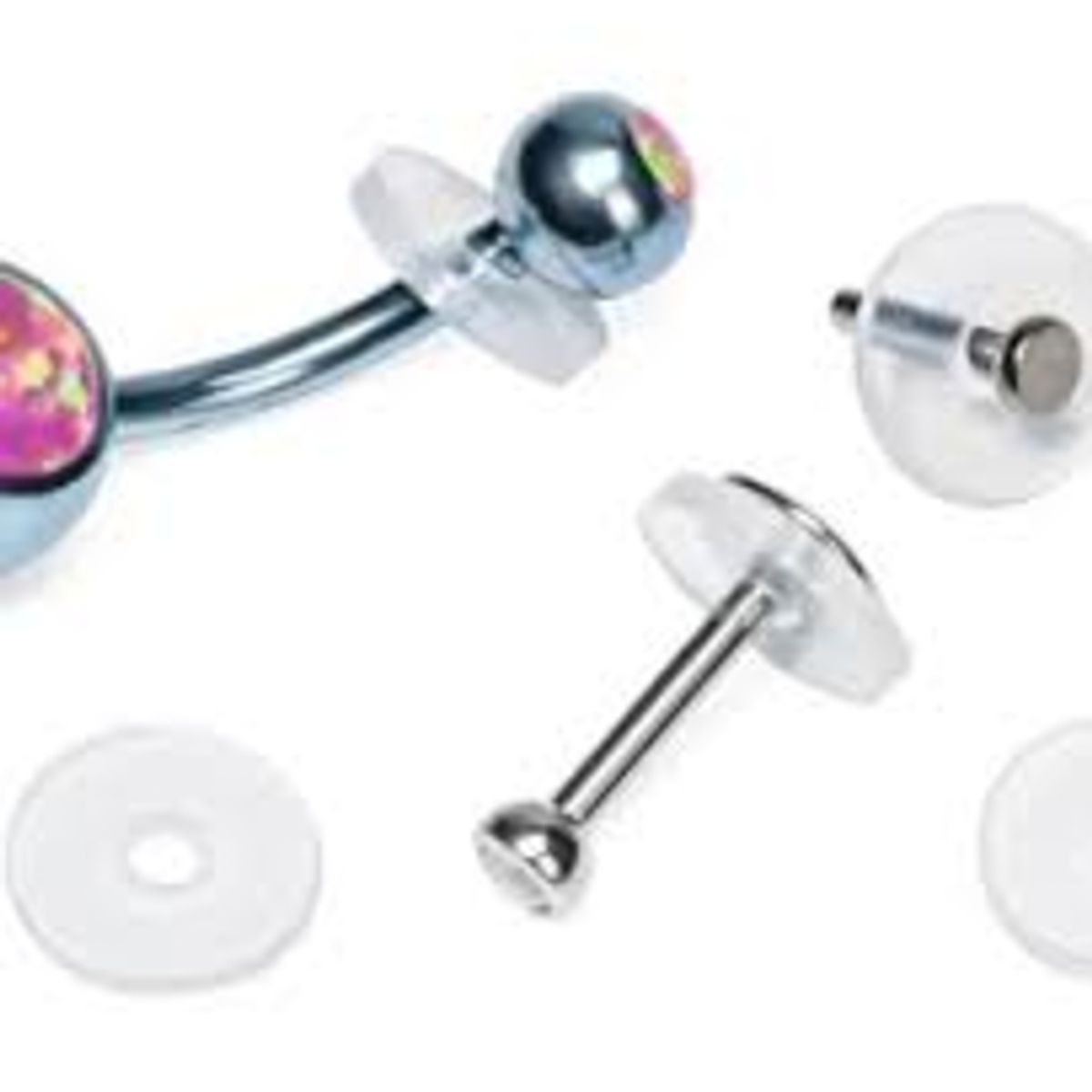 ADR JOYERIA CORPORAL - Disco de Silicona Médica para Piercing NoPull 3 unidades