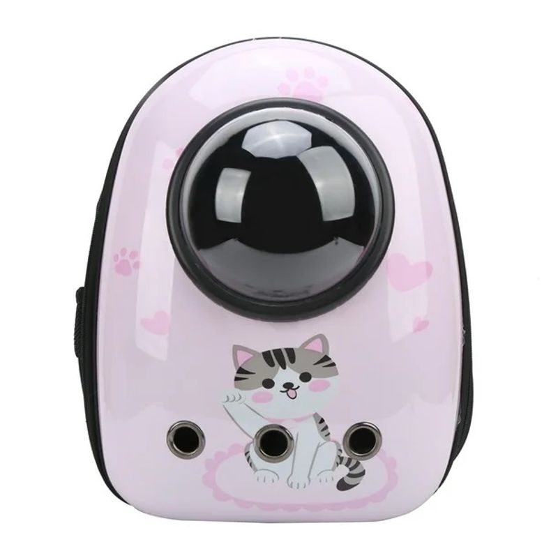 GENERICO - MOCHILA TRANSPORATORA ESPACIAL PARA GATO Y PERROS PEQUEÑOS