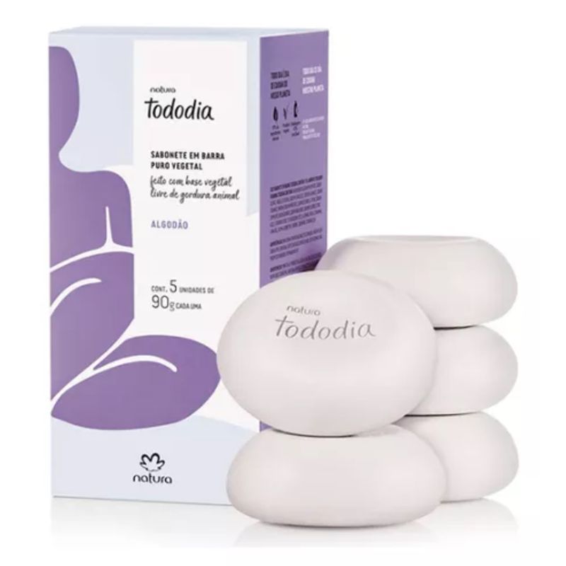NATURA - jabón en barra Algodón Tododia natura ekos