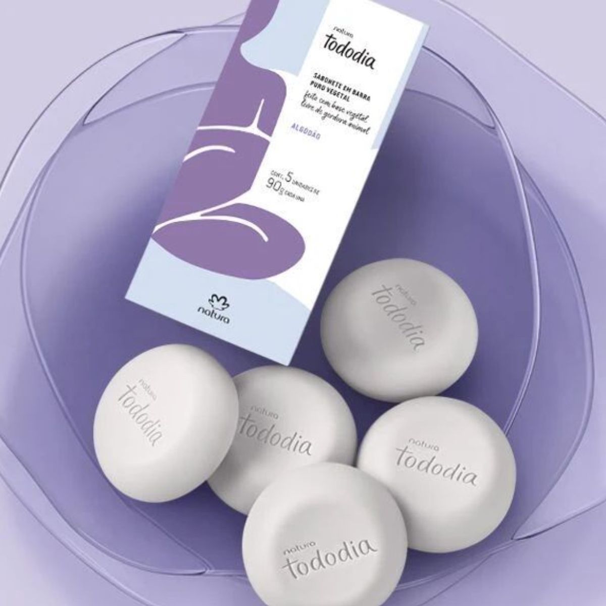 NATURA - jabón en barra Algodón Tododia natura ekos