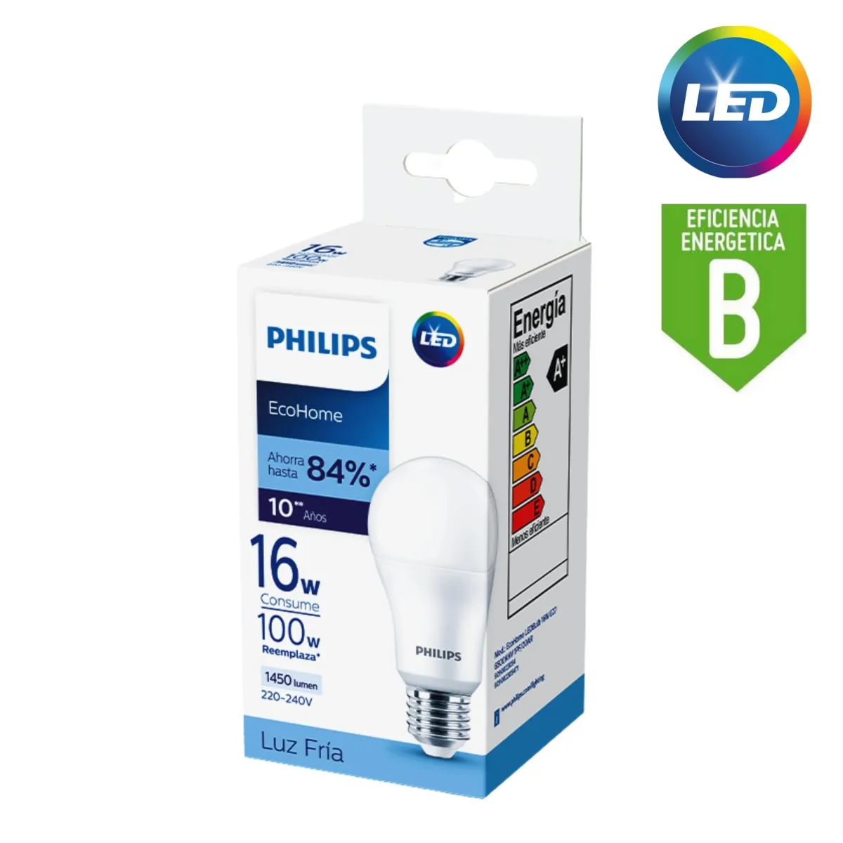 PHILIPS - Foco Led Philips 16W 1450Lm Luz Fría