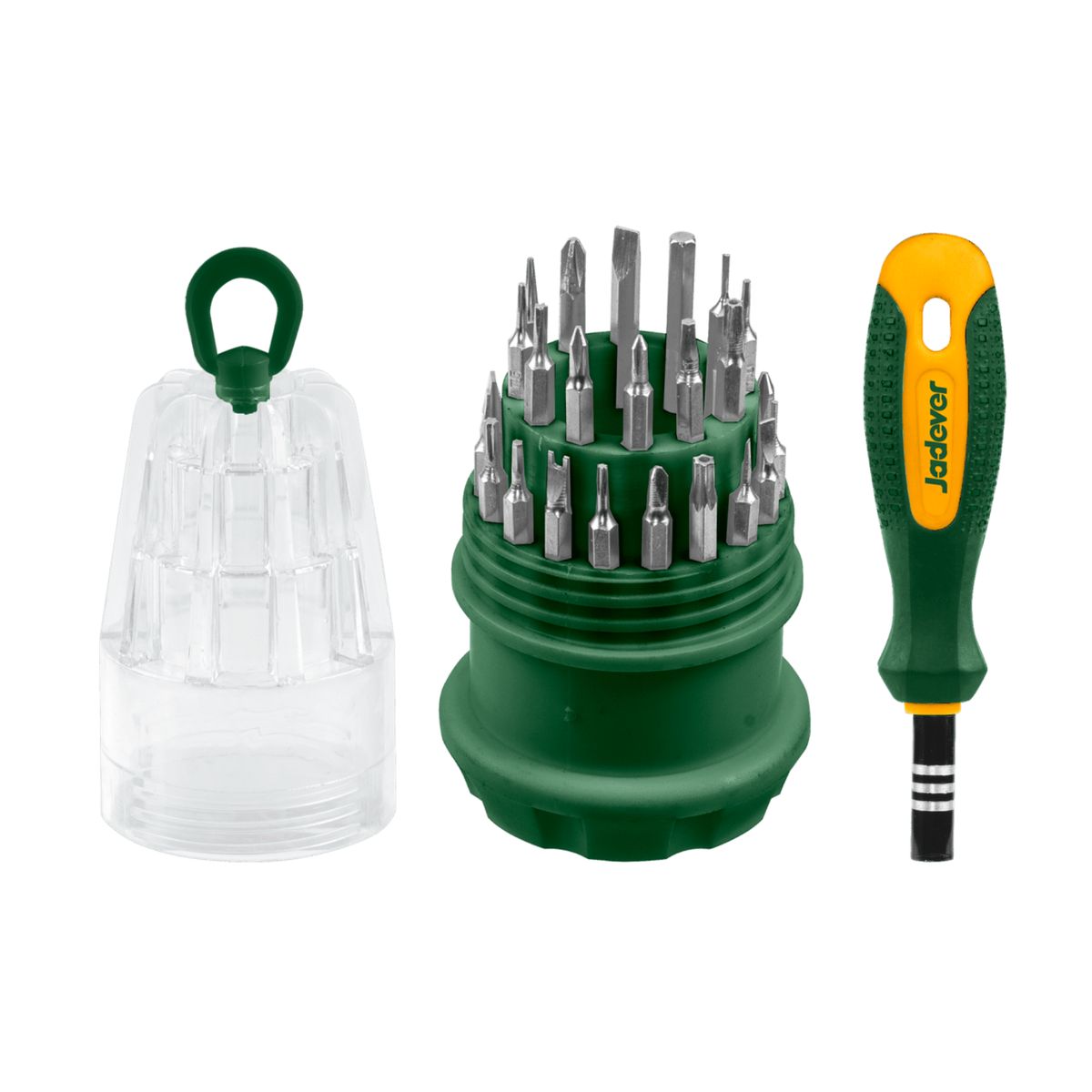 GENERICO - Detornillador con puntar intercambiables 31 piezas Jadever