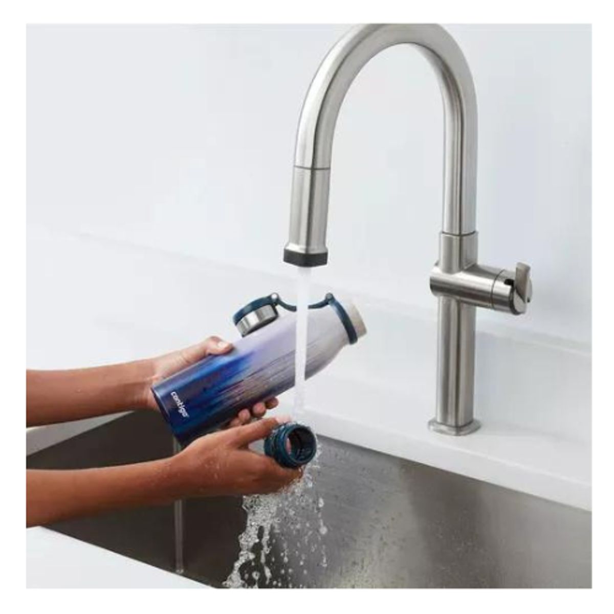 CONTIGO - Botella térmica Contigo Matterhorn Merlot Airbrush 591ml