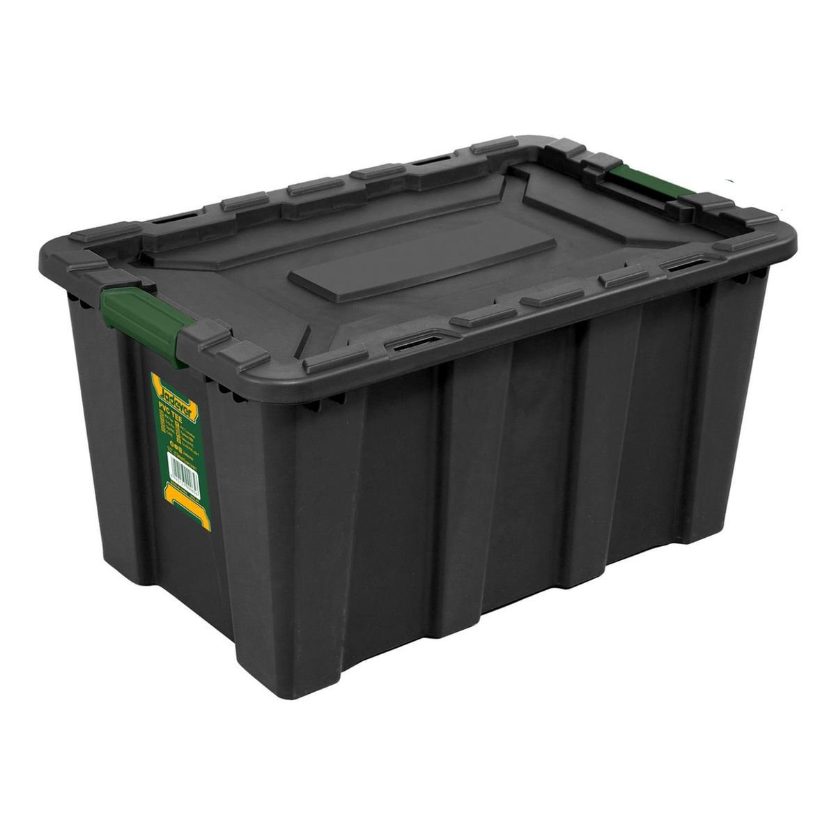 GENERICO - Caja de almacenamiento negro 18.5" 25 litros Jadever
