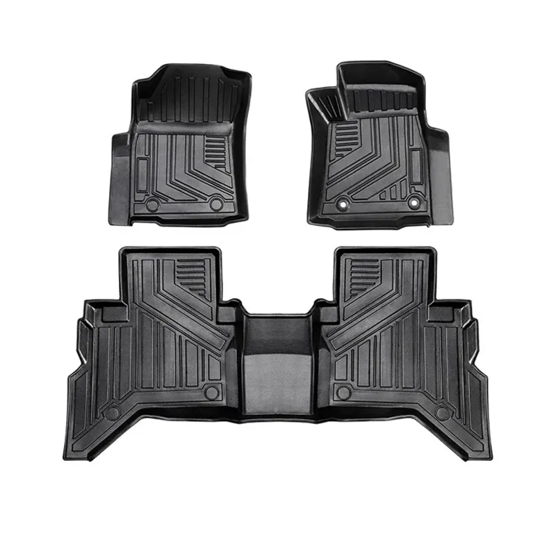 GENERICO - Protector Cubre Piso 6D TPE Toyota Hilux Revo 2016-2024
