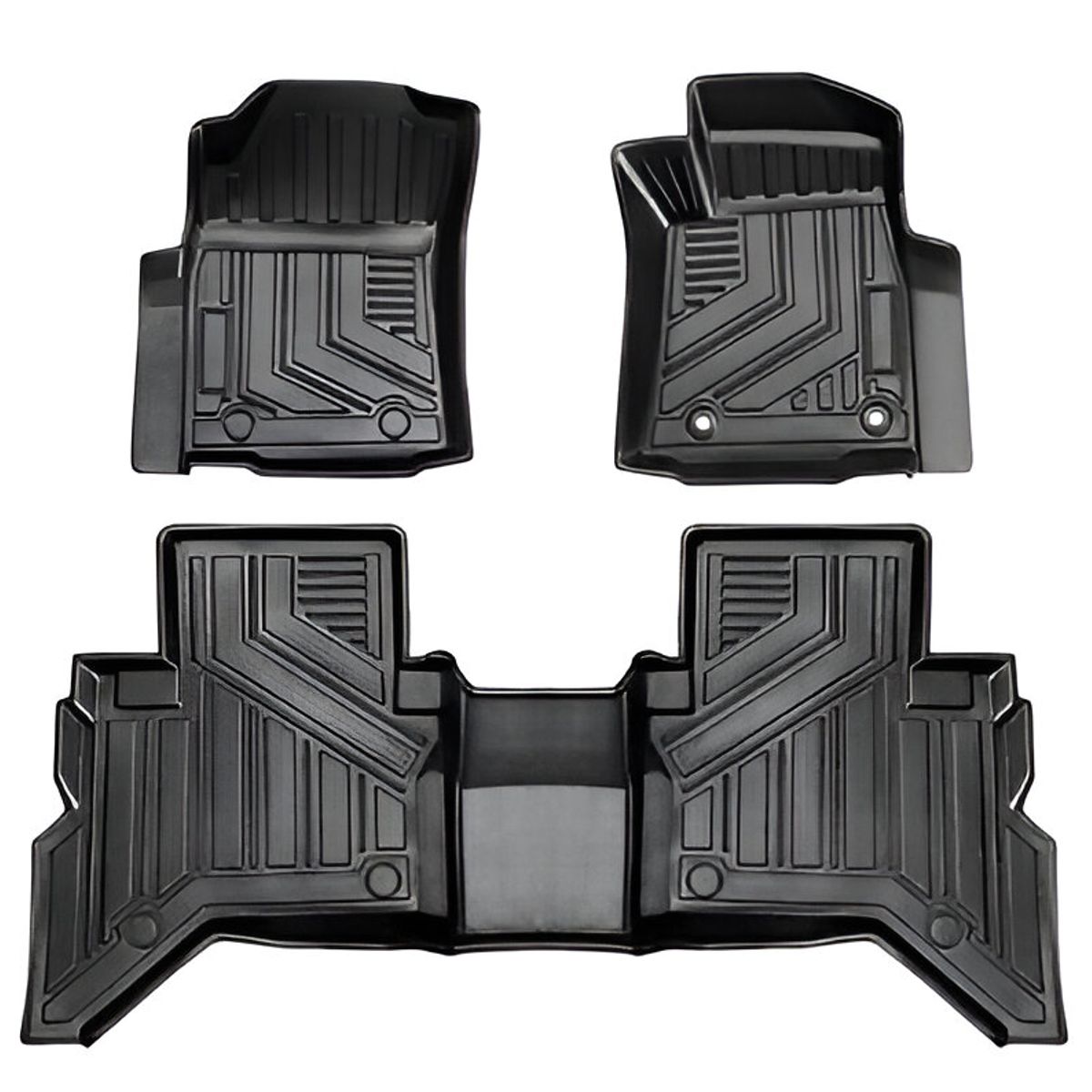 GENERICO - Protector Cubre Piso 6D TPE Toyota Hilux VIGO 2005-2015