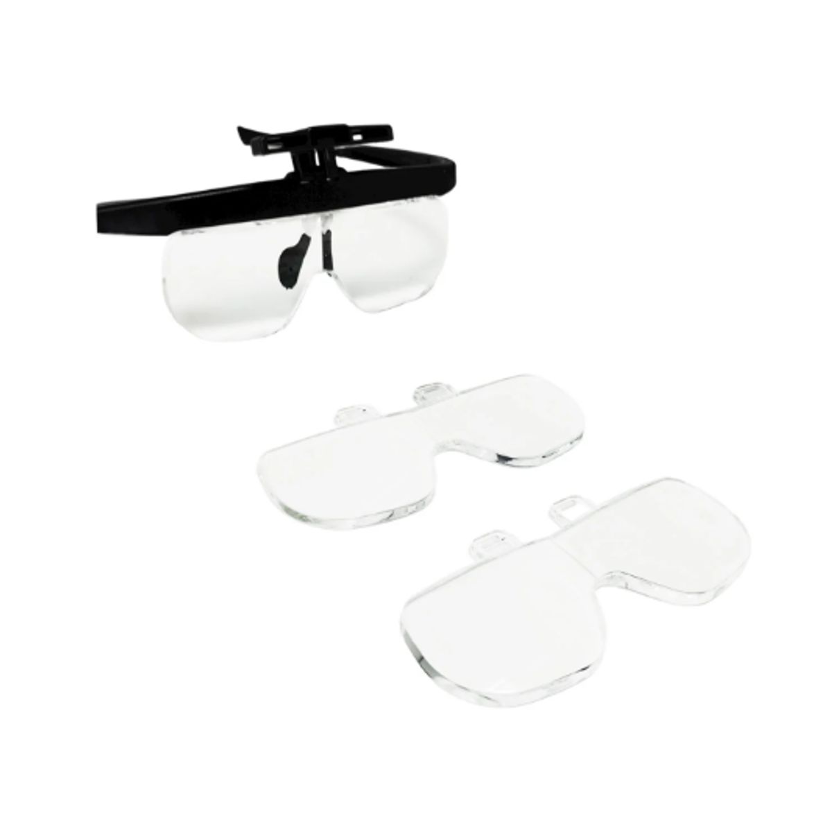 GENERICO - Lupa Lente Recargable con 3 Lentes de Aumento y Luz LED NO.11642DC