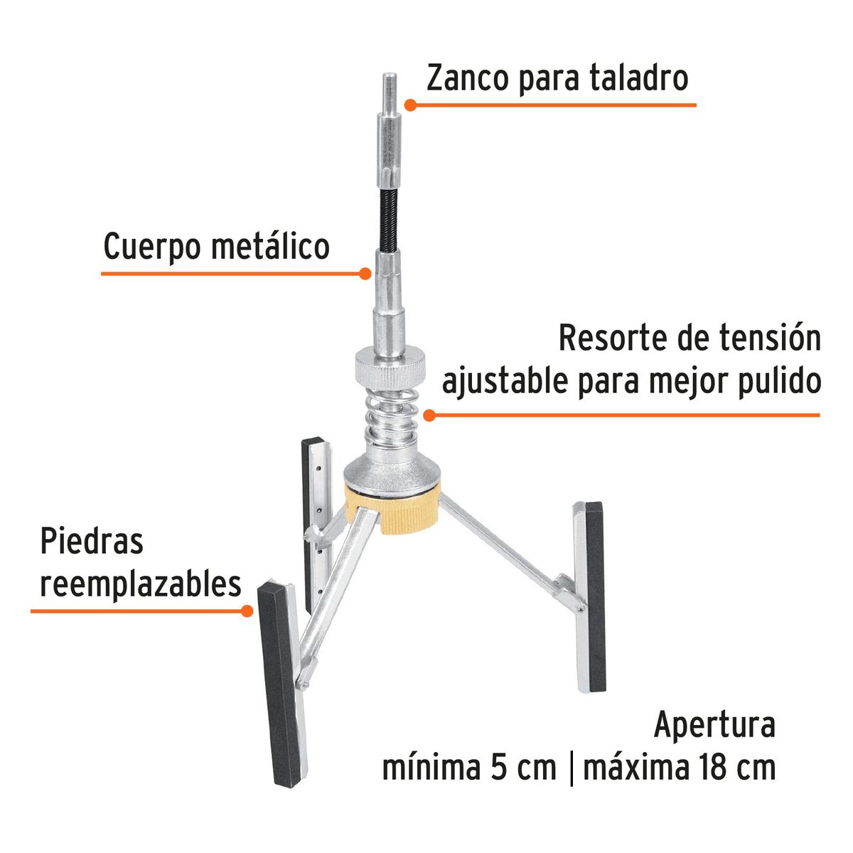 TRUPER - Rectificador Para Cilindro De Motor 2 A 7" Truper