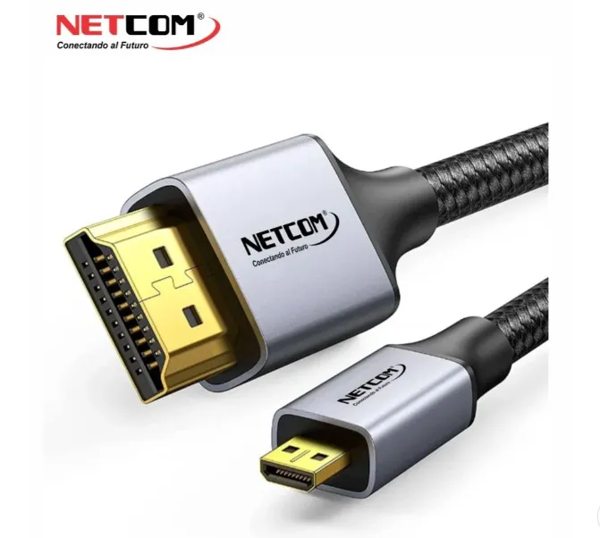 CABLE PREMIUM DE HDMI A MICRO HDMI DE 10 METROS UHD 4K 60HZ NETCOM ...