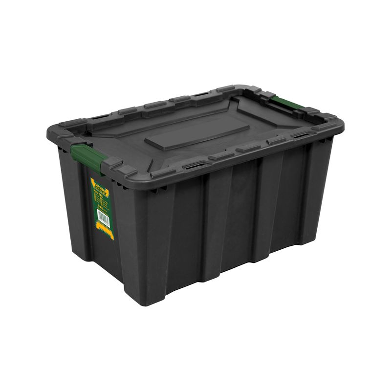 GENERICO - Caja de almacenamiento negro 23" 40 litros Jadever