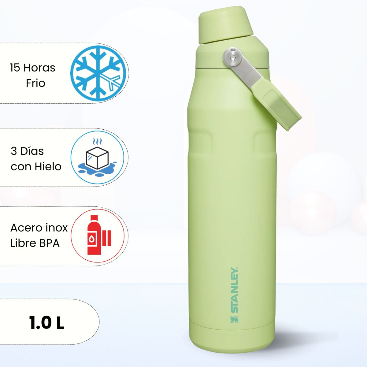 STANLEY - Tomatodo Termica Iceflow Citron Stanley 1.0 L