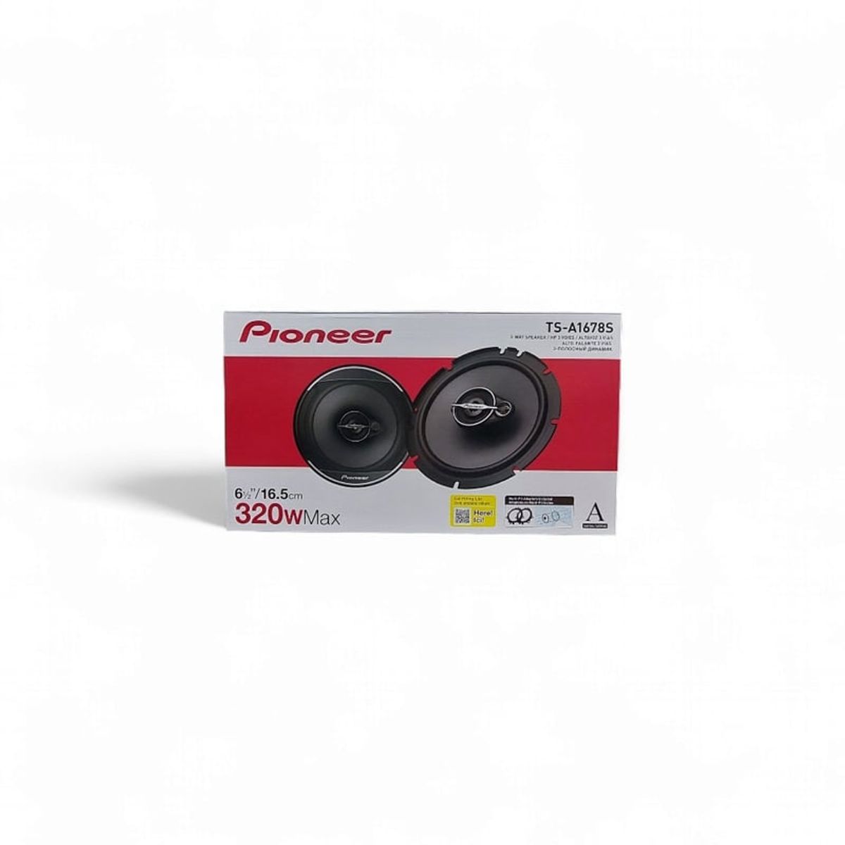 PIONEER - Parlantes Pioneer Redondos 320watts Ts-A1678s