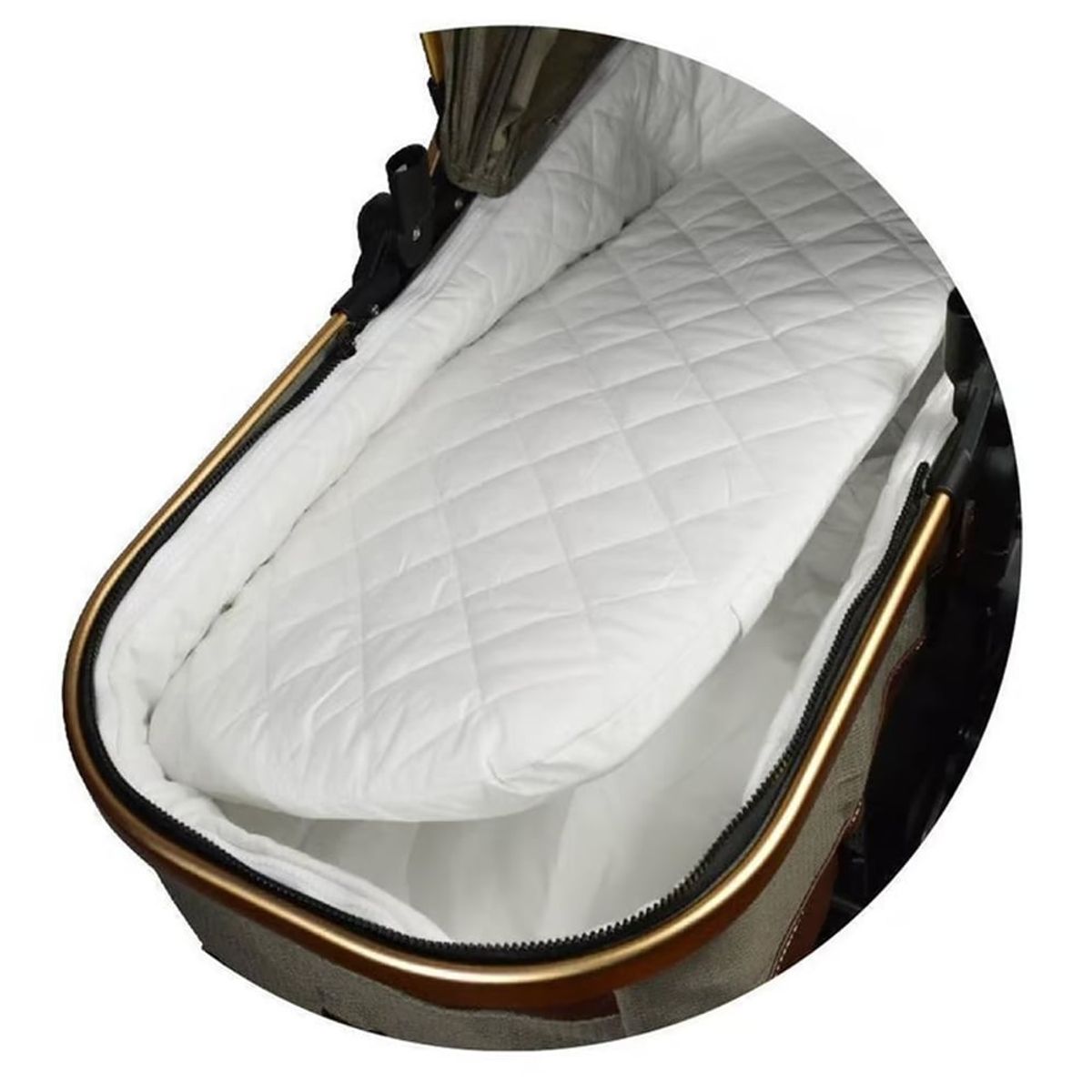 BABY KITS - Coche Cuna Moises De Lujo «NEO» Beige