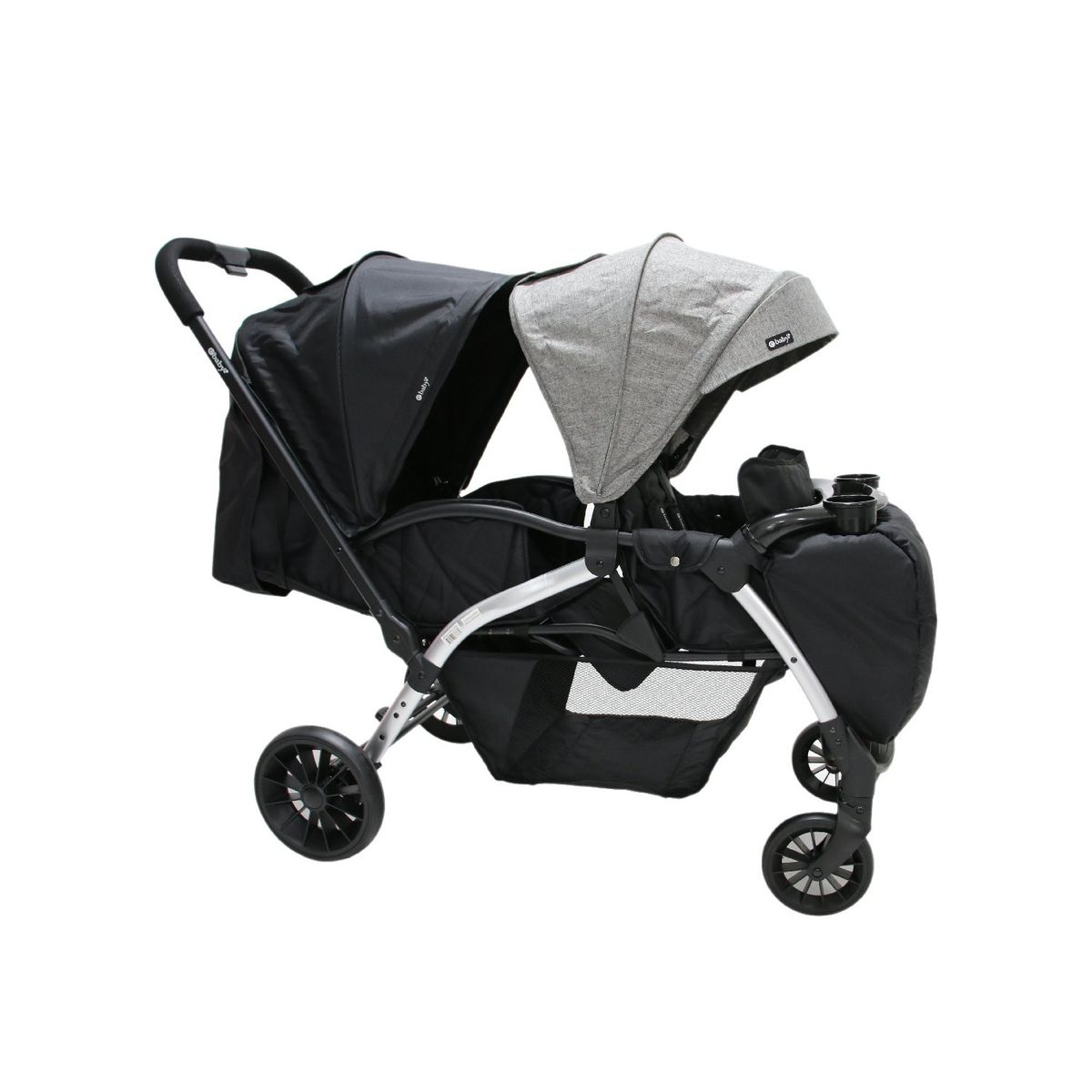 EBABY - Coche Mellicero Kipto Dual -Gris