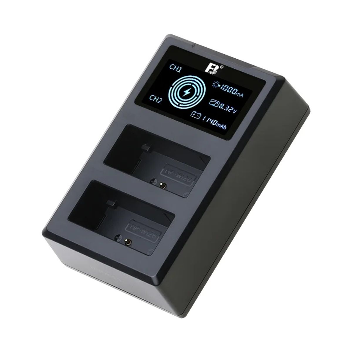 GENERICO - Cargador NP-W126s doble con pantalla FB