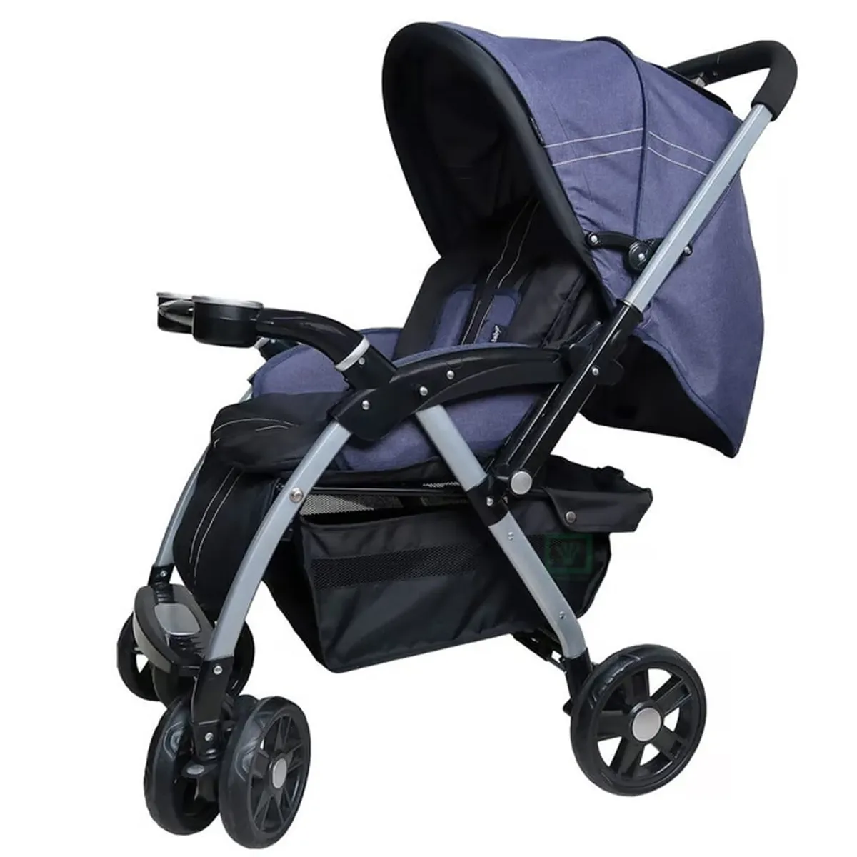 EBABY - Coche Cuna Ebaby «ROSSI» Azul