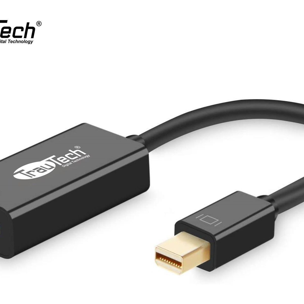 TRAUTECH - ADAPTADOR DE MINI DISPLAYPORT DP MACHO A HDMI HEMBRA 4K 30HZ TRAUTECH