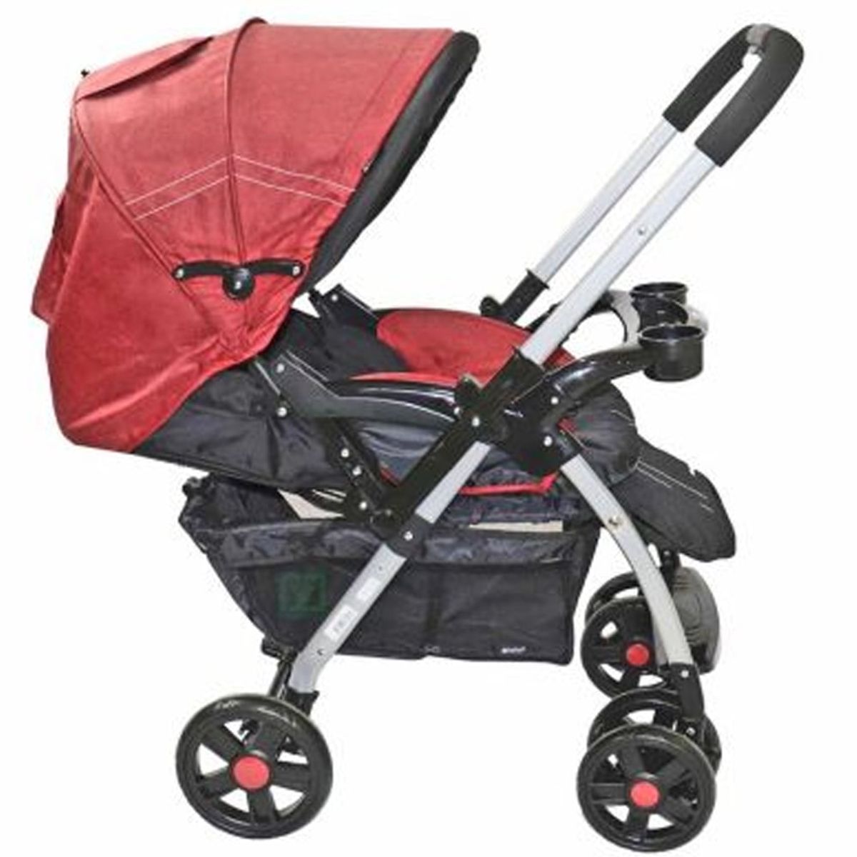 EBABY - Coche Cuna Ebaby «ROSSI» Rojo