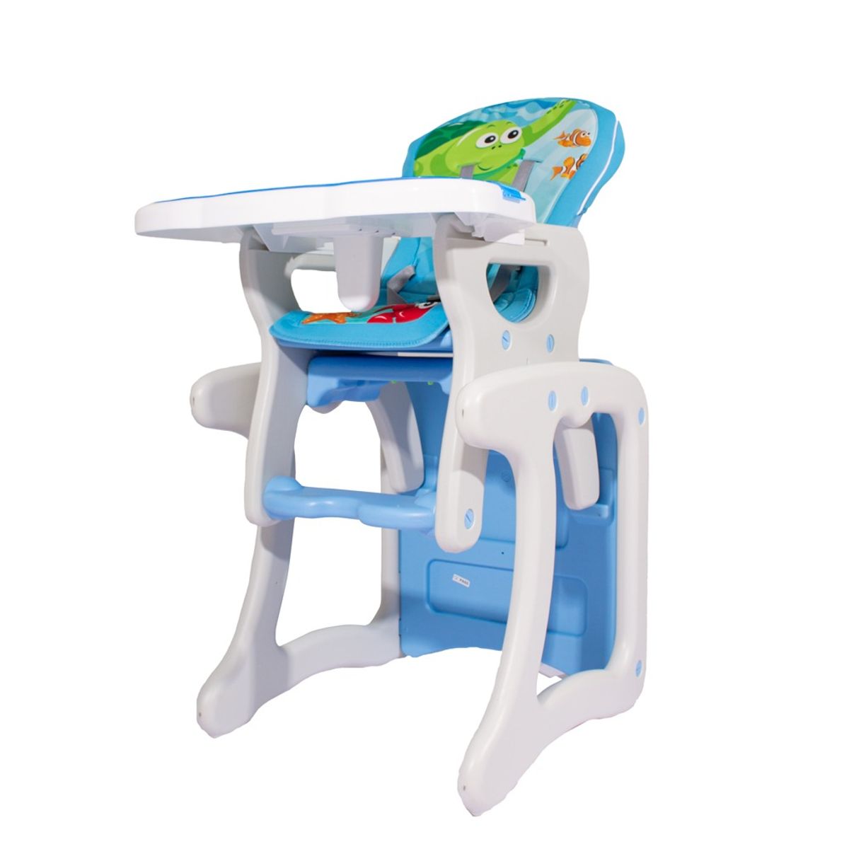 SPORT FITNESS - SILLA DE COMER 3 EN 1 - CELESTE