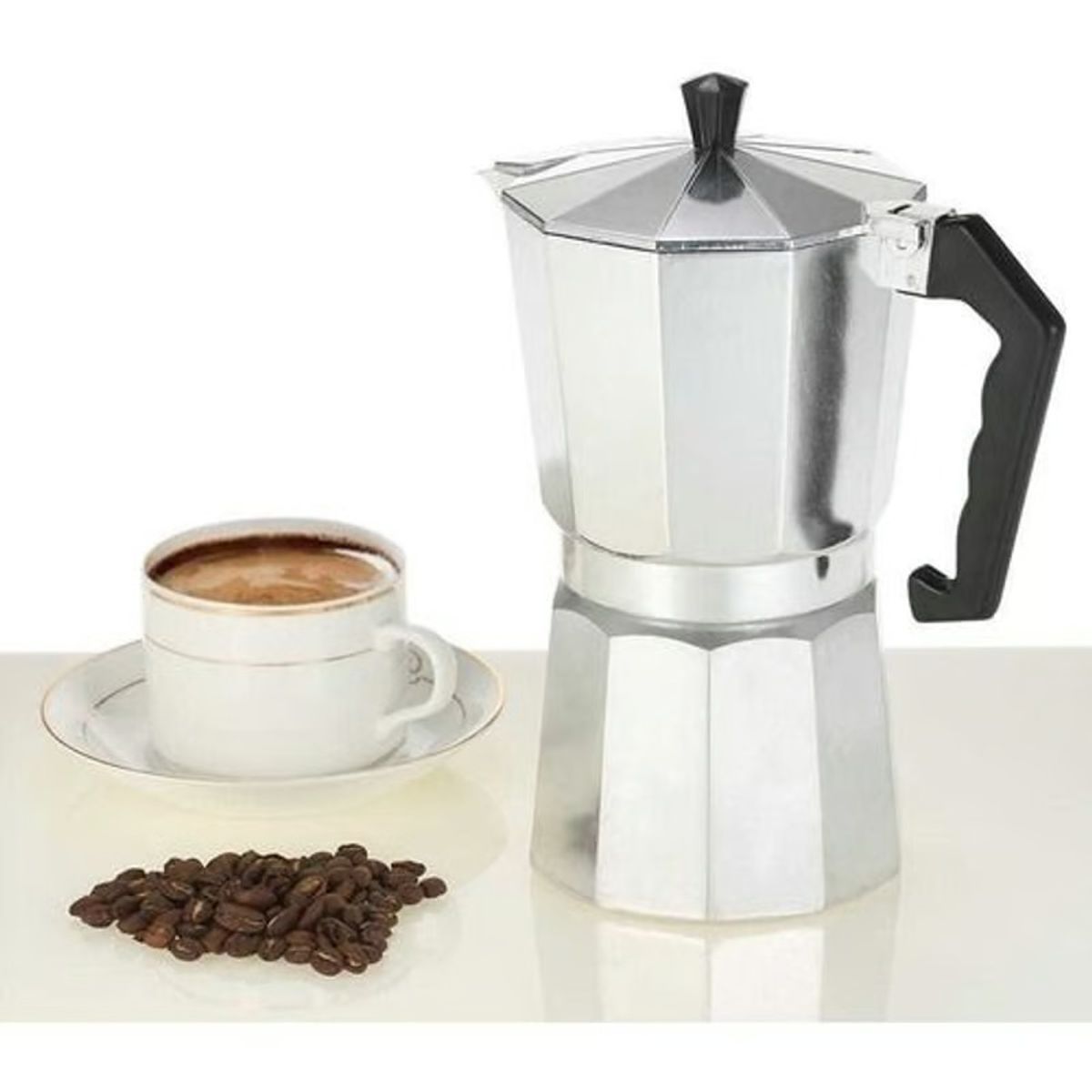 OEM - Cafetera Italiana Moka 6 Tazas de Aluminio Espresso Maker