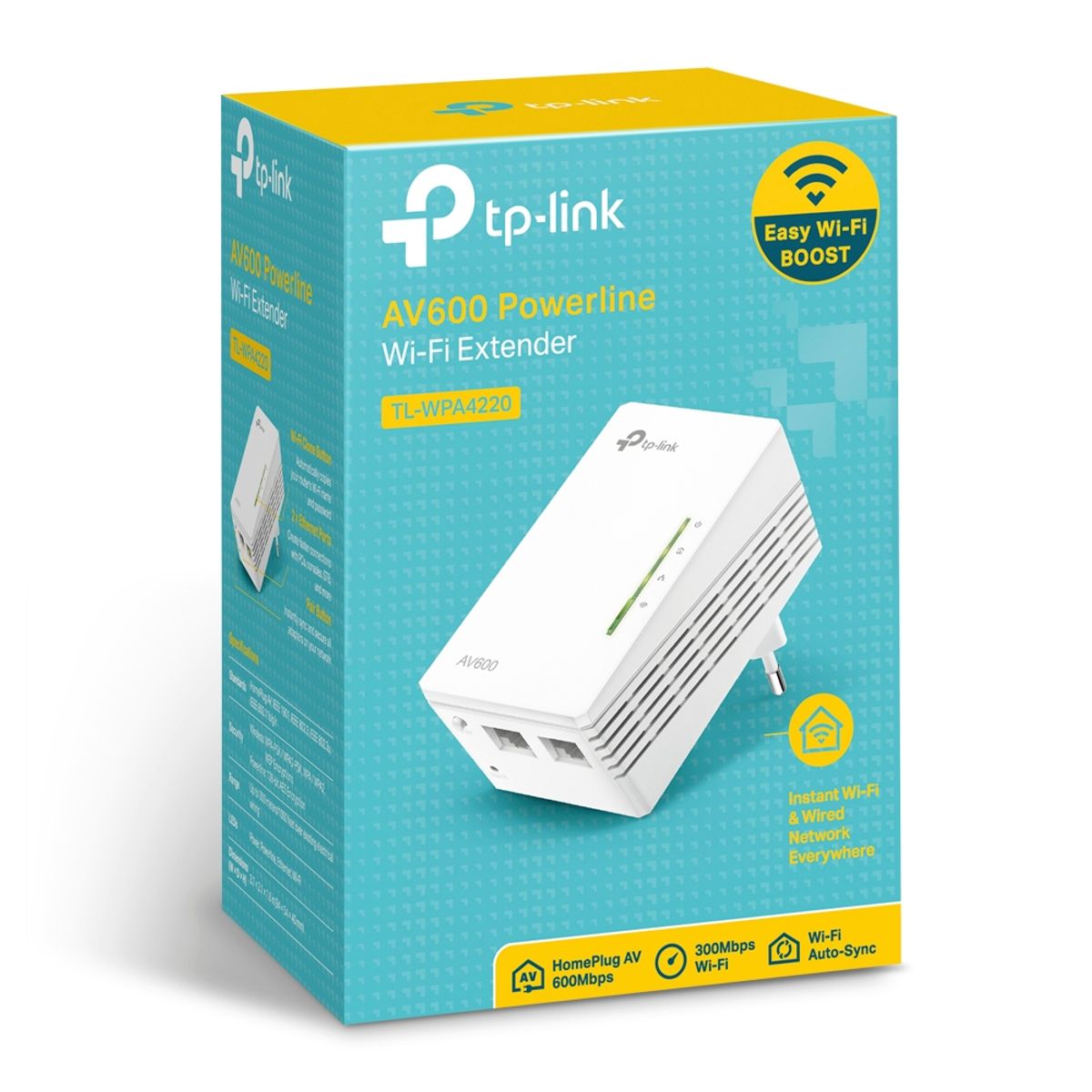 TP LINK - TL-WPA4220 ADICIONAL DEL Powerline Wi-Fi AV600
