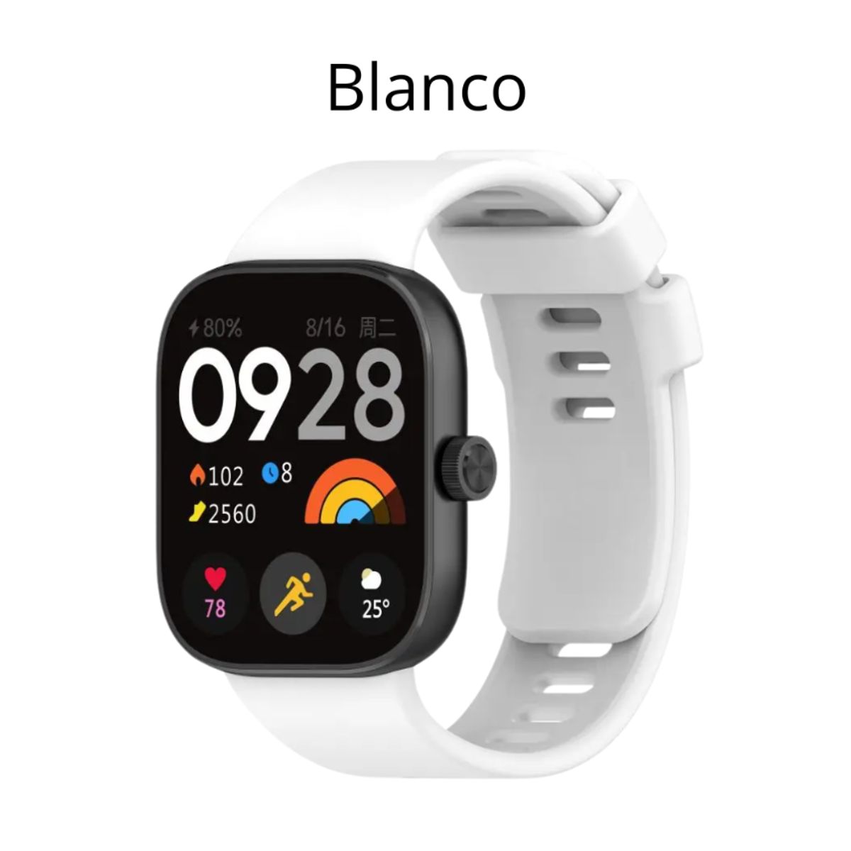 GENERICO - Correa para Xiaomi Redmi Watch 4 - Blanco