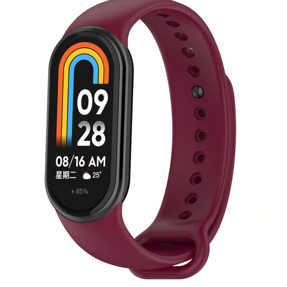 GENERICO - Correa  Xiaomi Mi Band 8 - Vino