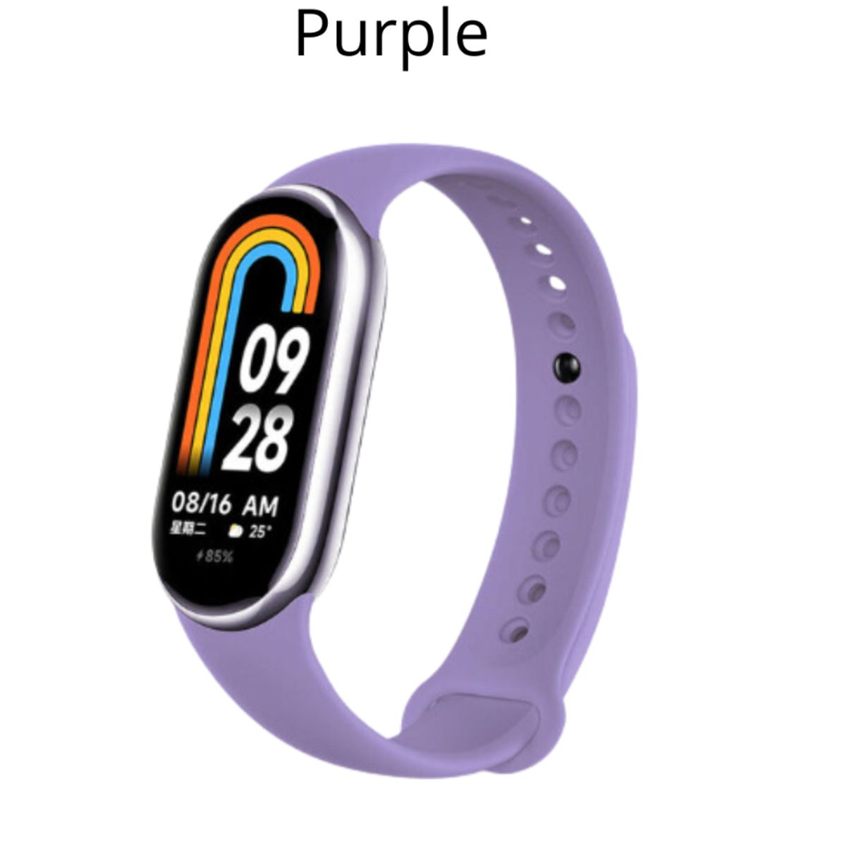 GENERICO - Correa  Xiaomi Mi Band 8 - Morado