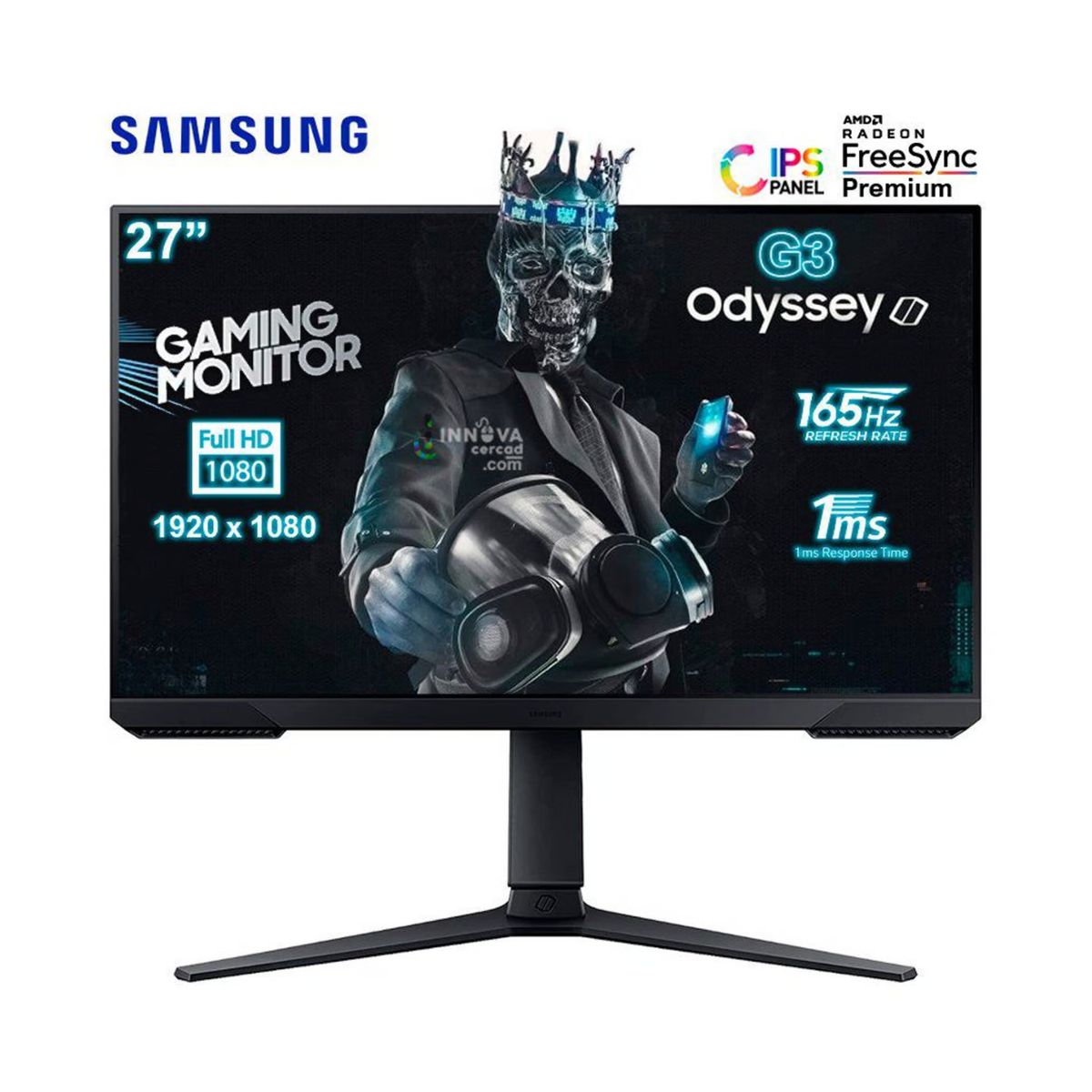 SAMSUNG - MONITOR SAMSUNG LS27AG320NLXPE 27 FHD IPS 165hz 1MS FRESYNG PREMIUN