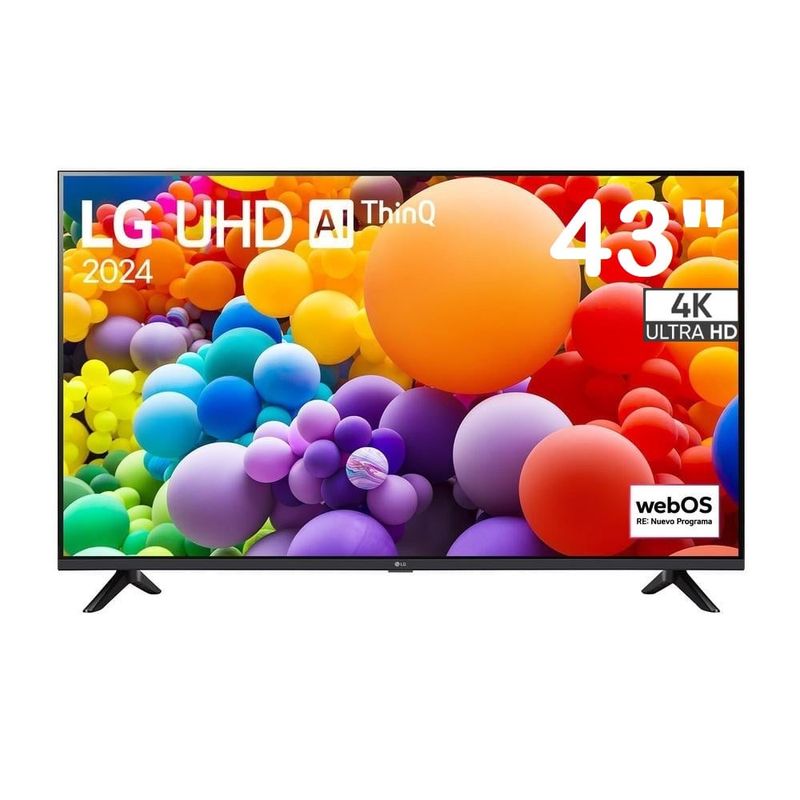 LG - Televisor LG 43 Smart WebOs 43UT7300PSA UHD 4K Wifi Nuevo Modelo - Negro