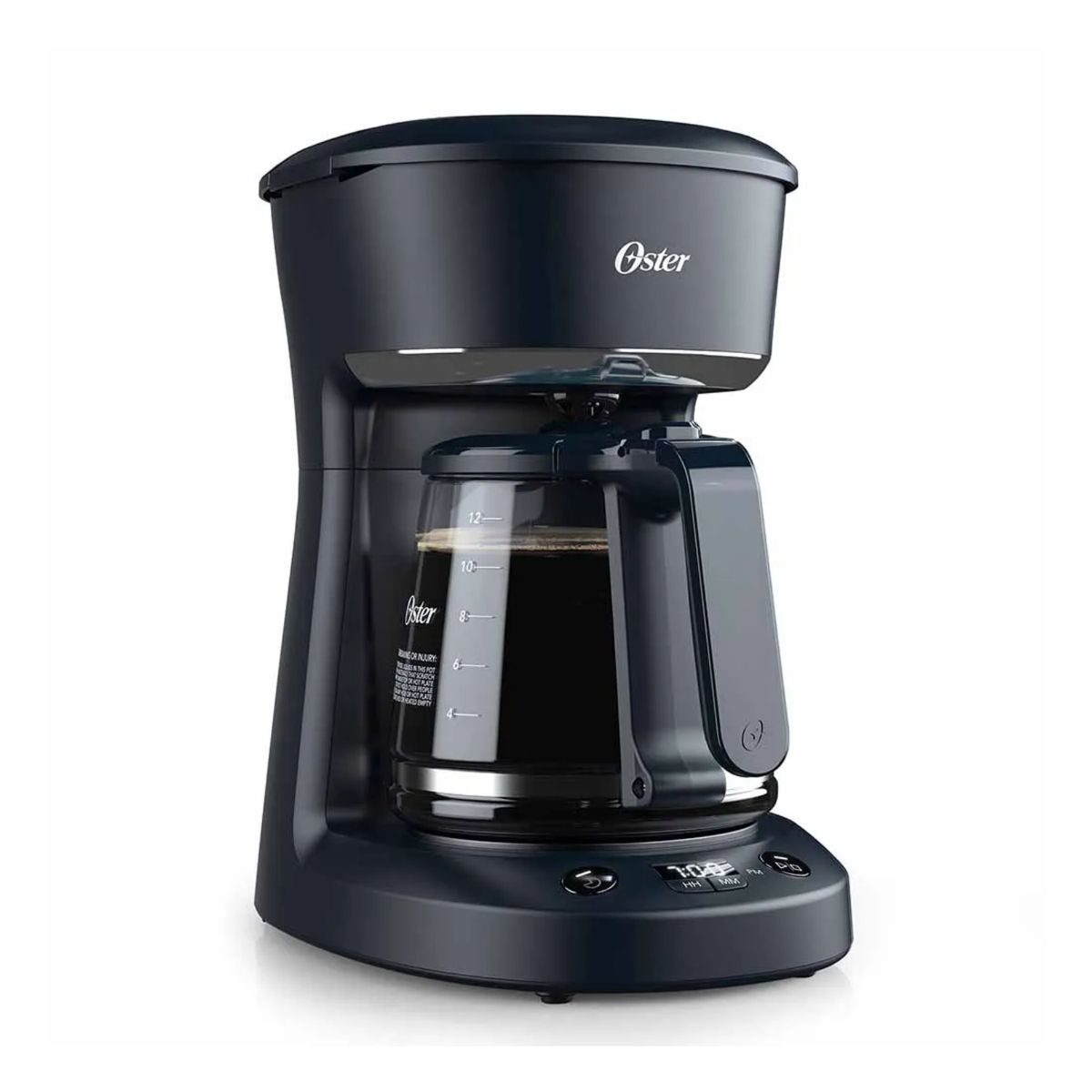 OSTER - Cafetera programable Oster de 12 tazas con auto apagado BVSTDCP12B.