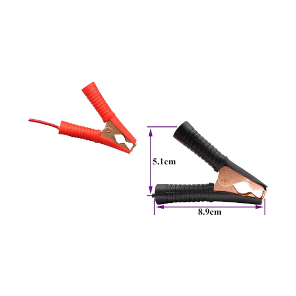 MIYAKO - Pinza de Cocodrilo NegroRojo 80A NB-350C MIYAKO