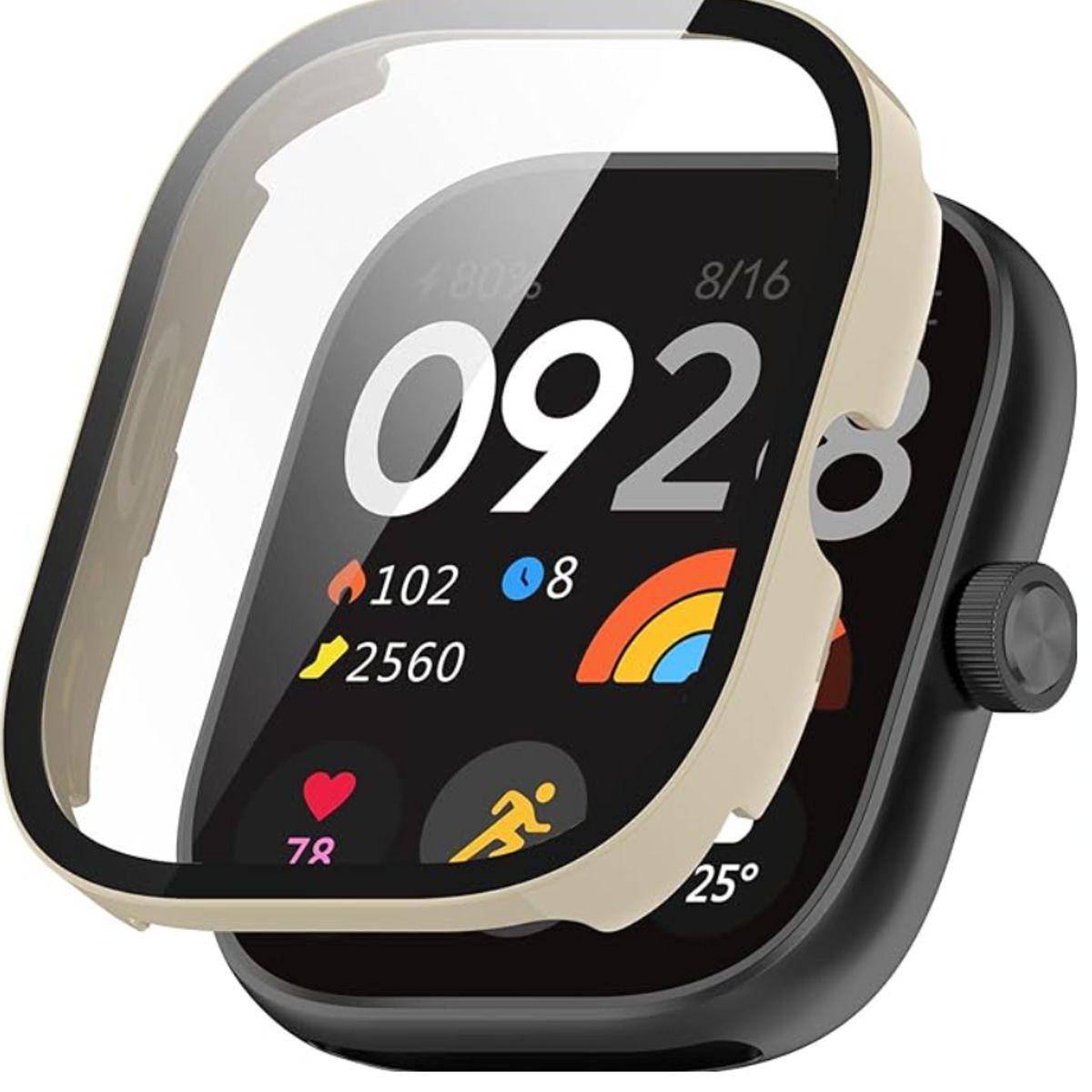 GENERICO - Bumper Para Xiaomi Watch 4 - Beigi